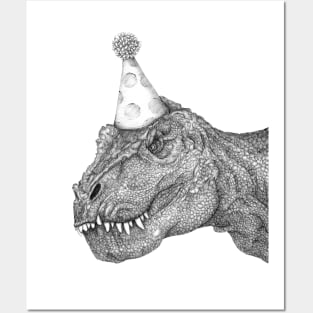 Party Dinosaur Posters and Art